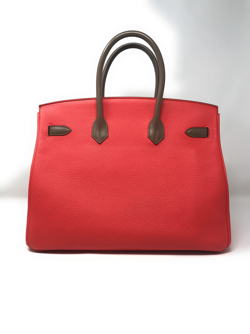 エルメス バーキン 35 限定版 ローズジャイプール & アーガイル HERMES Birkin ハンドバッグ Rose Jaipur & Argile