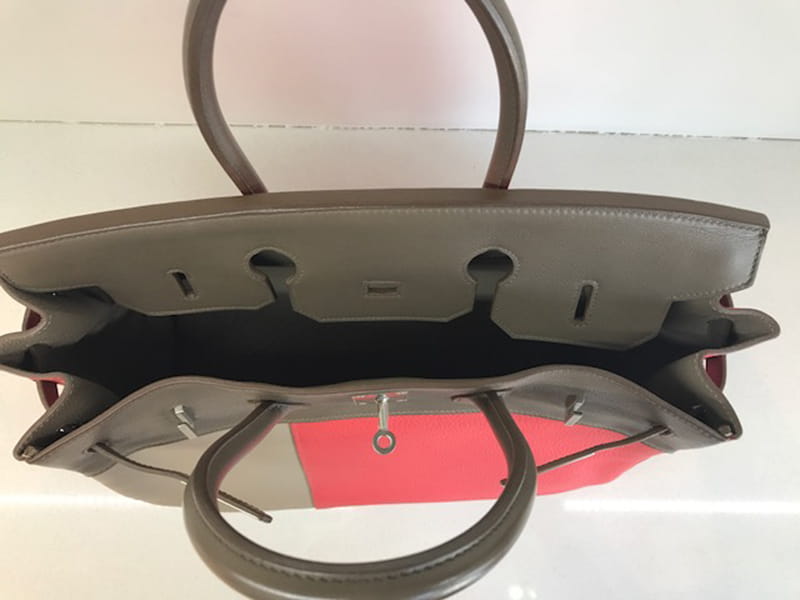 エルメス バーキン 35 限定版 ローズジャイプール & アーガイル HERMES Birkin ハンドバッグ Rose Jaipur & Argile