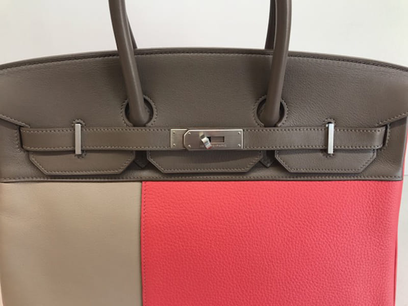 エルメス バーキン 35 限定版 ローズジャイプール & アーガイル HERMES Birkin ハンドバッグ Rose Jaipur & Argile