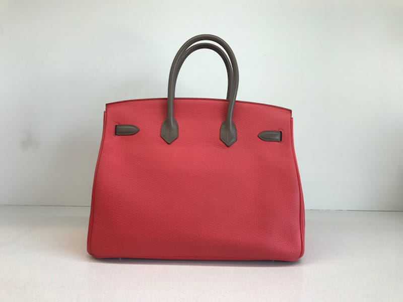 エルメス バーキン 35 限定版 ローズジャイプール & アーガイル HERMES Birkin ハンドバッグ Rose Jaipur & Argile