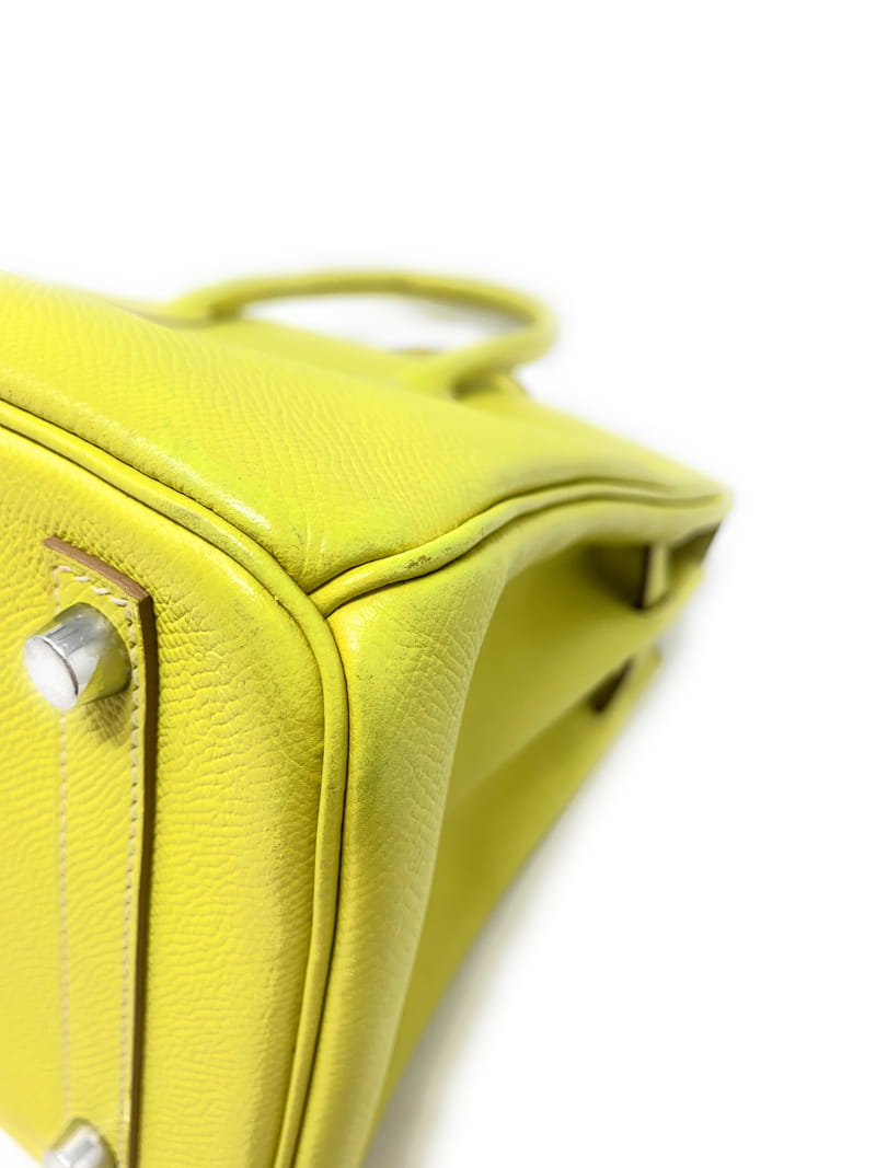 エルメス バーキン30 トリヨンクレマンス 刻印 HERMES Birkin ハンドバッグ Lime