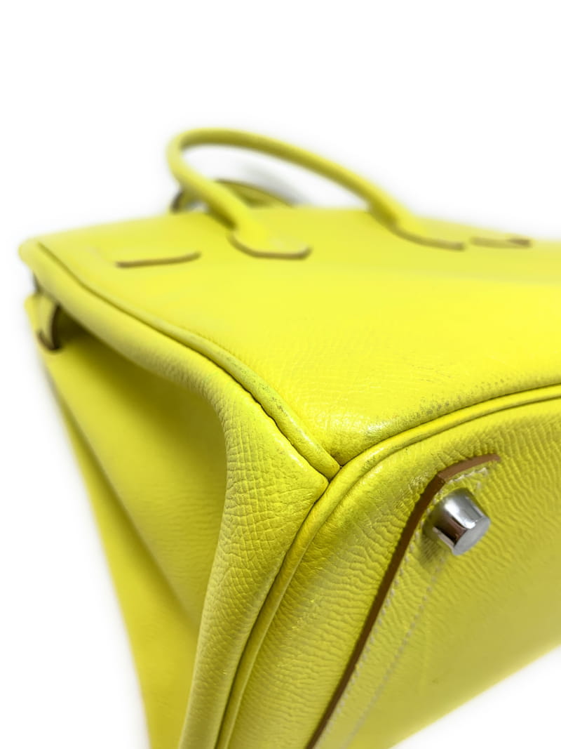 エルメス バーキン30 トリヨンクレマンス 刻印 HERMES Birkin ハンドバッグ Lime