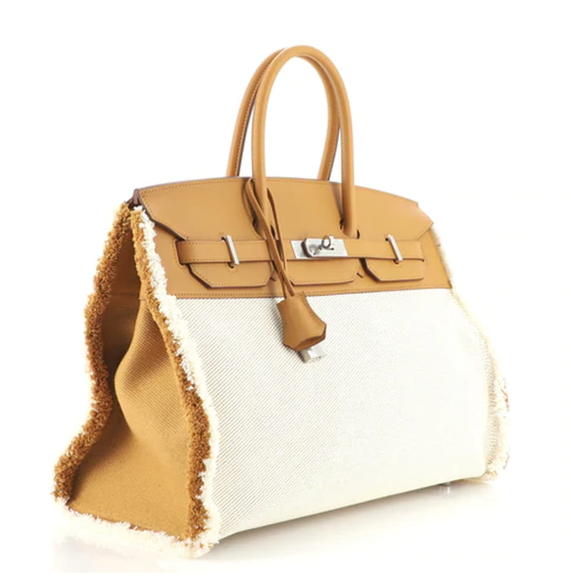 エルメス バーキン35 フレイ スイフト/ツイルアッシュ HERMES Birkin ハンドバッグ