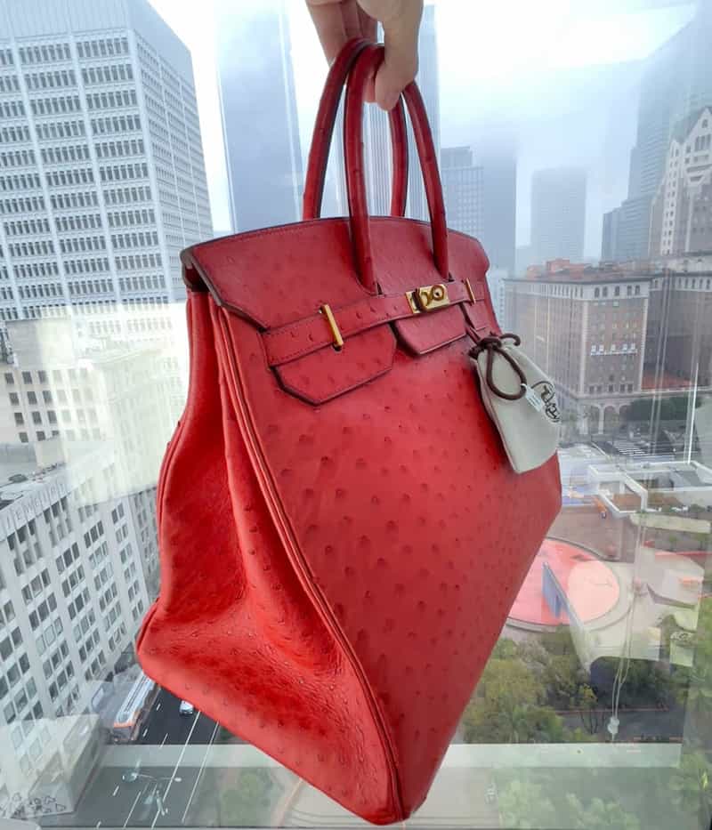 HERMES Birkin エルメス バーキン オーストリッチ 40  ハンドバッグ