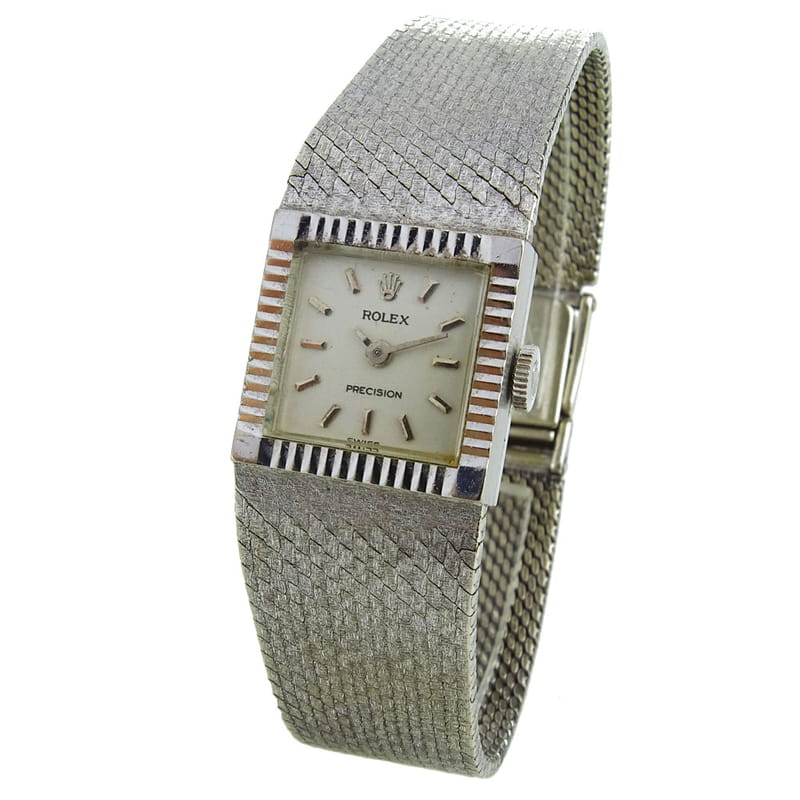 ビンテージ Rolex ロレックス 18Kホワイトゴールド プレシジョン ウォッチ