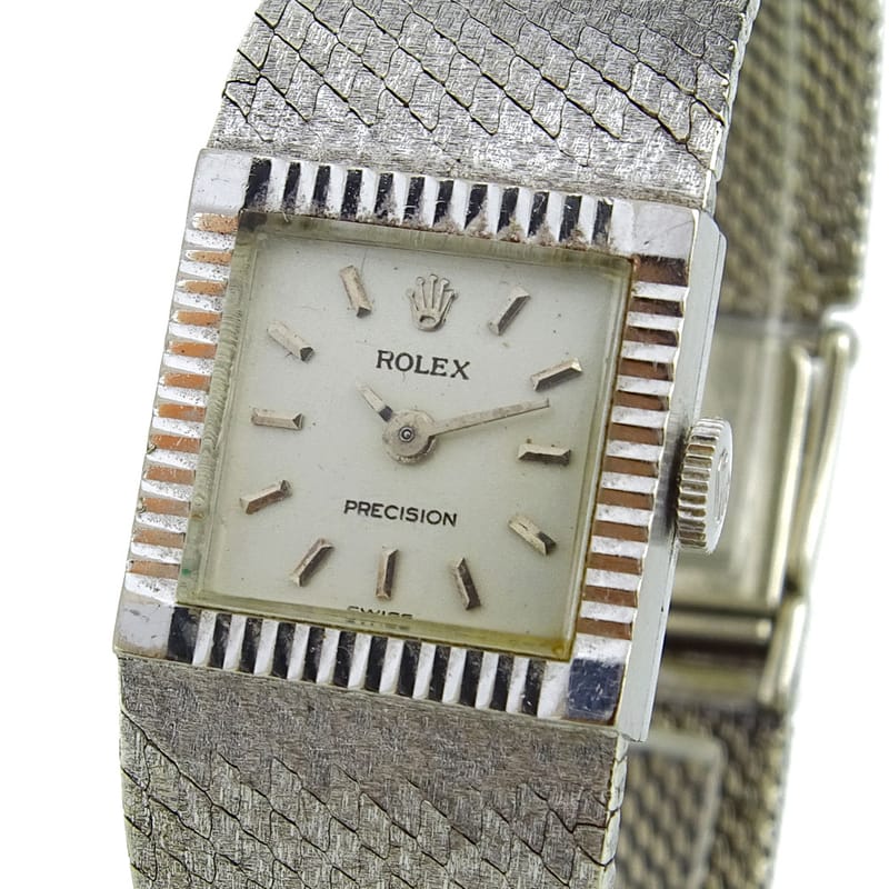 ビンテージ Rolex ロレックス 18Kホワイトゴールド プレシジョン ウォッチ