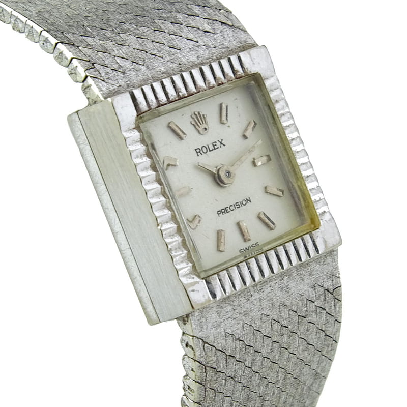 ビンテージ Rolex ロレックス 18Kホワイトゴールド プレシジョン ウォッチ