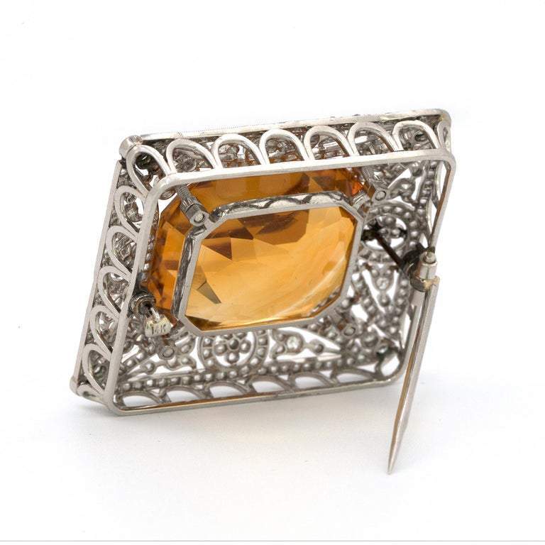 Cartier カルティエ 14 カラット イエロー トルマリン ブローチまたはピン