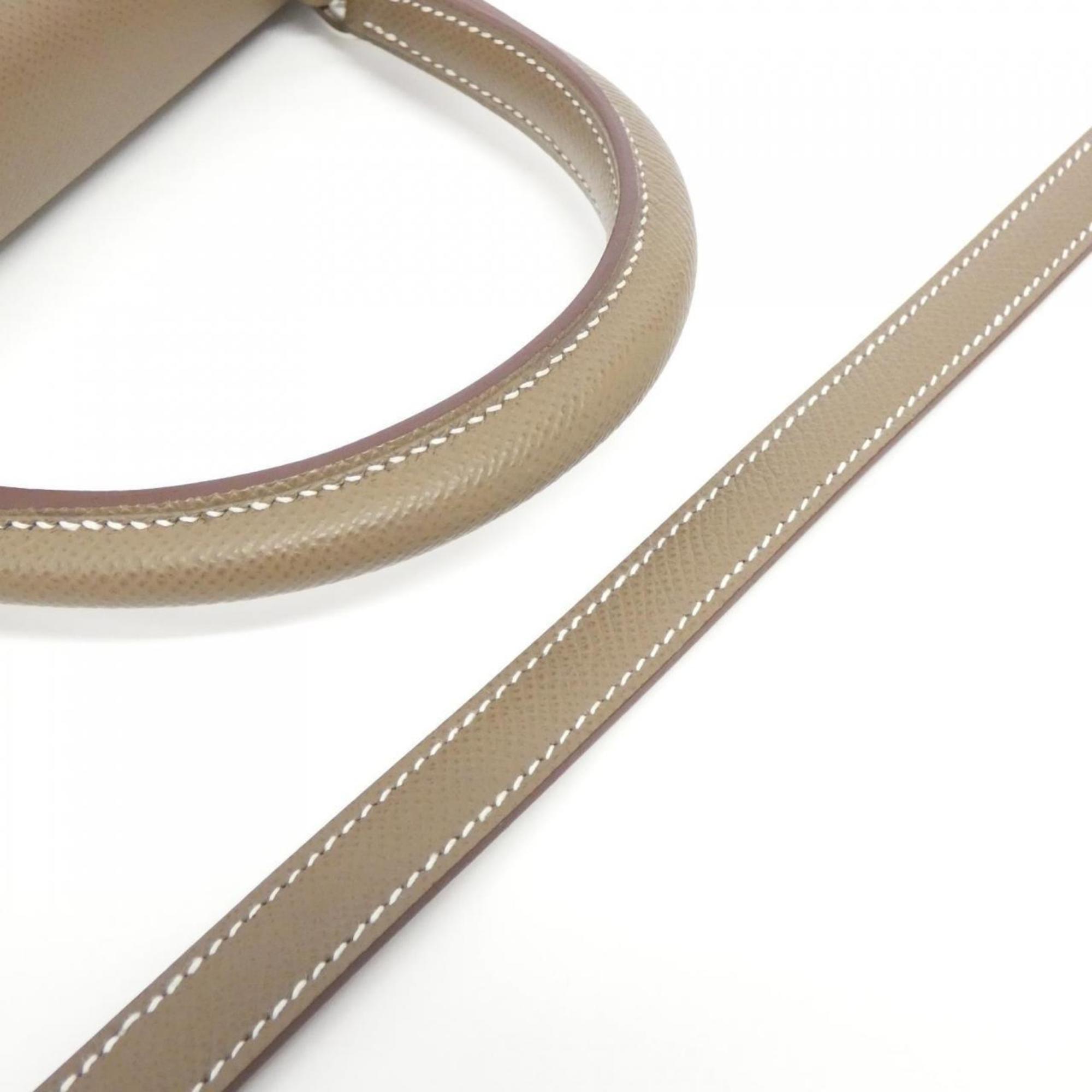 HERMES (エルメス) ケリー25 ブラウン レザー ハンドバッグ