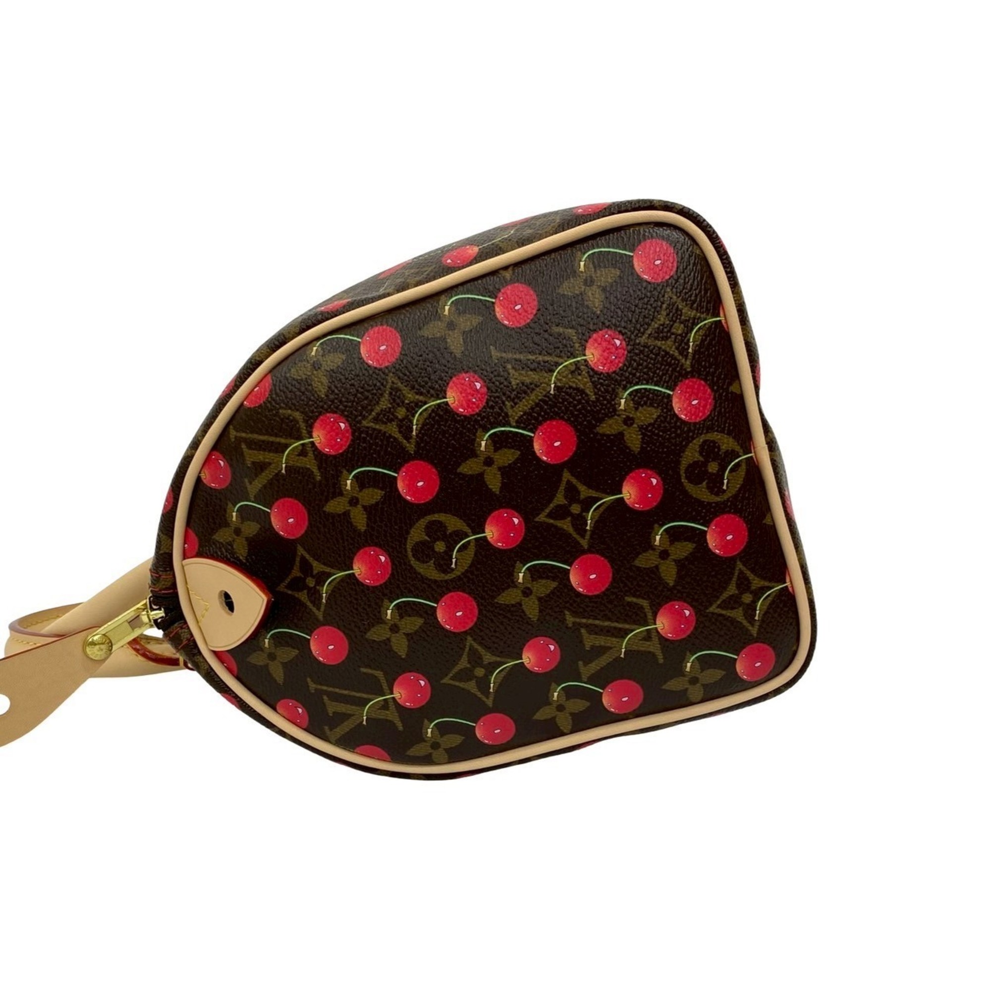【限定コラボ】 LOUIS VUITTON × 村上隆 モノグラム・チェリー スピーディ 25