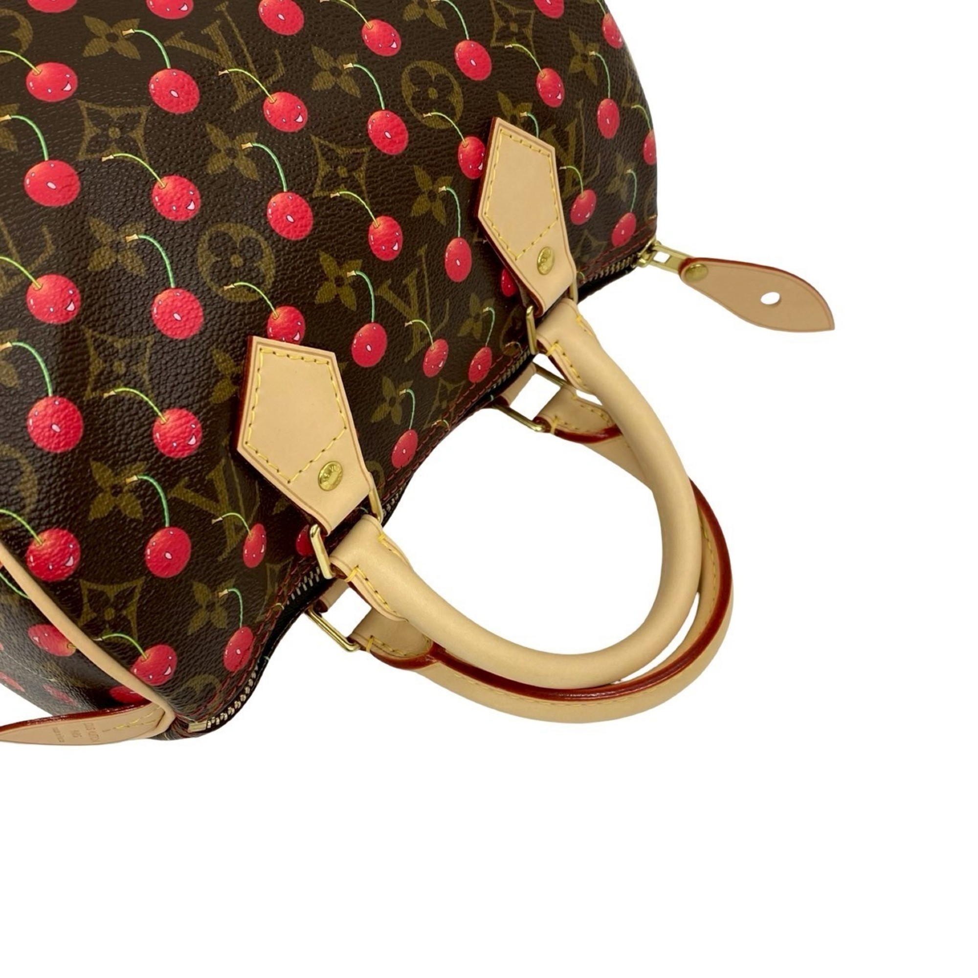 【限定コラボ】 LOUIS VUITTON × 村上隆 モノグラム・チェリー スピーディ 25