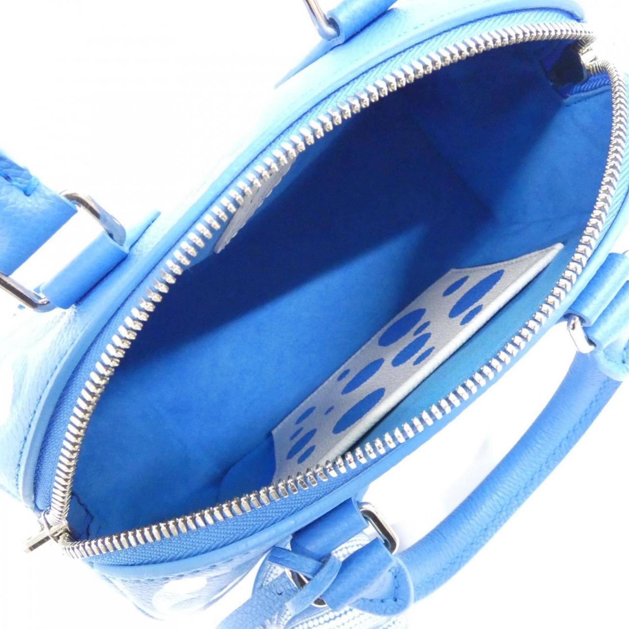 【限定コラボ】 LOUIS VUITTON  × 草間彌生 スピーディ・バンドリエール 20 ブルー ホワイト