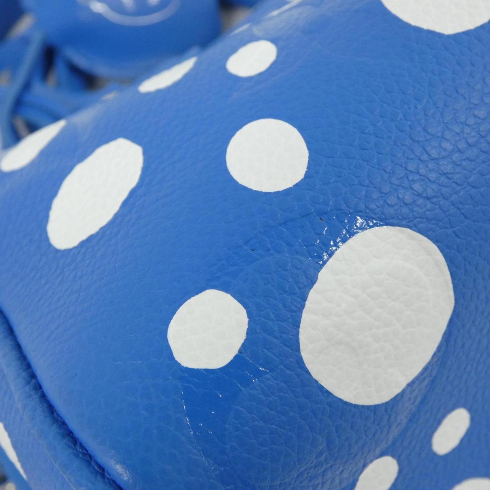 【限定コラボ】 LOUIS VUITTON  × 草間彌生 スピーディ・バンドリエール 20 ブルー ホワイト