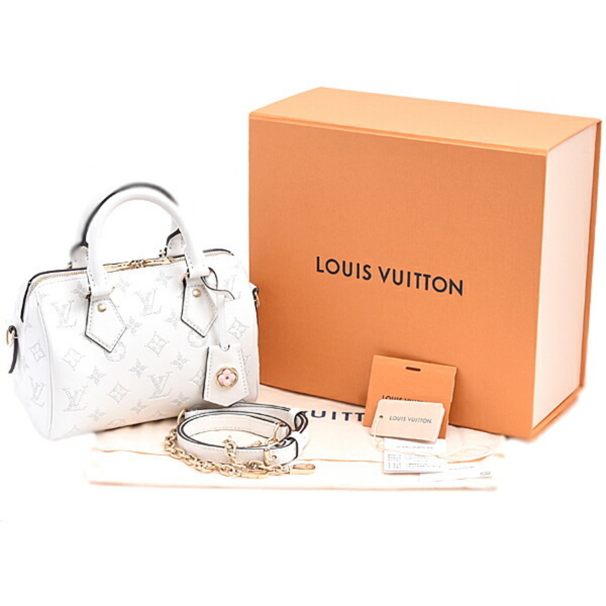 Louis Vuitton ルイ・ヴィトン スピーディ バンドリエール 20 ホワイト モノグラム
