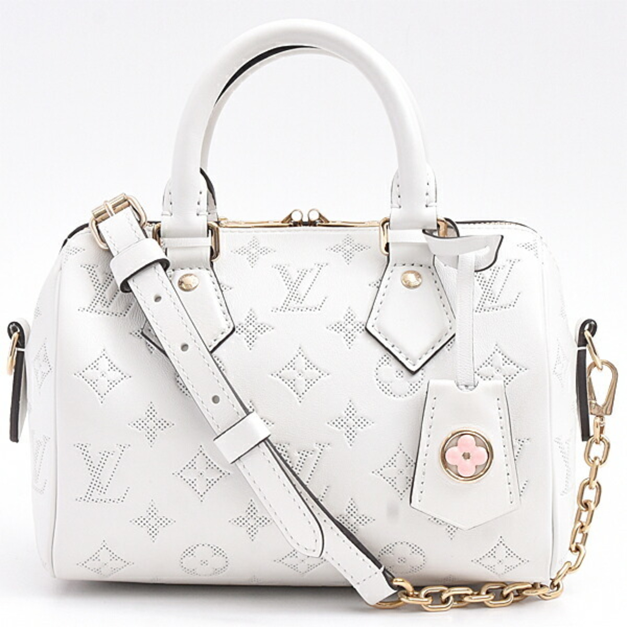 Louis Vuitton ルイ・ヴィトン スピーディ バンドリエール 20 ホワイト モノグラム