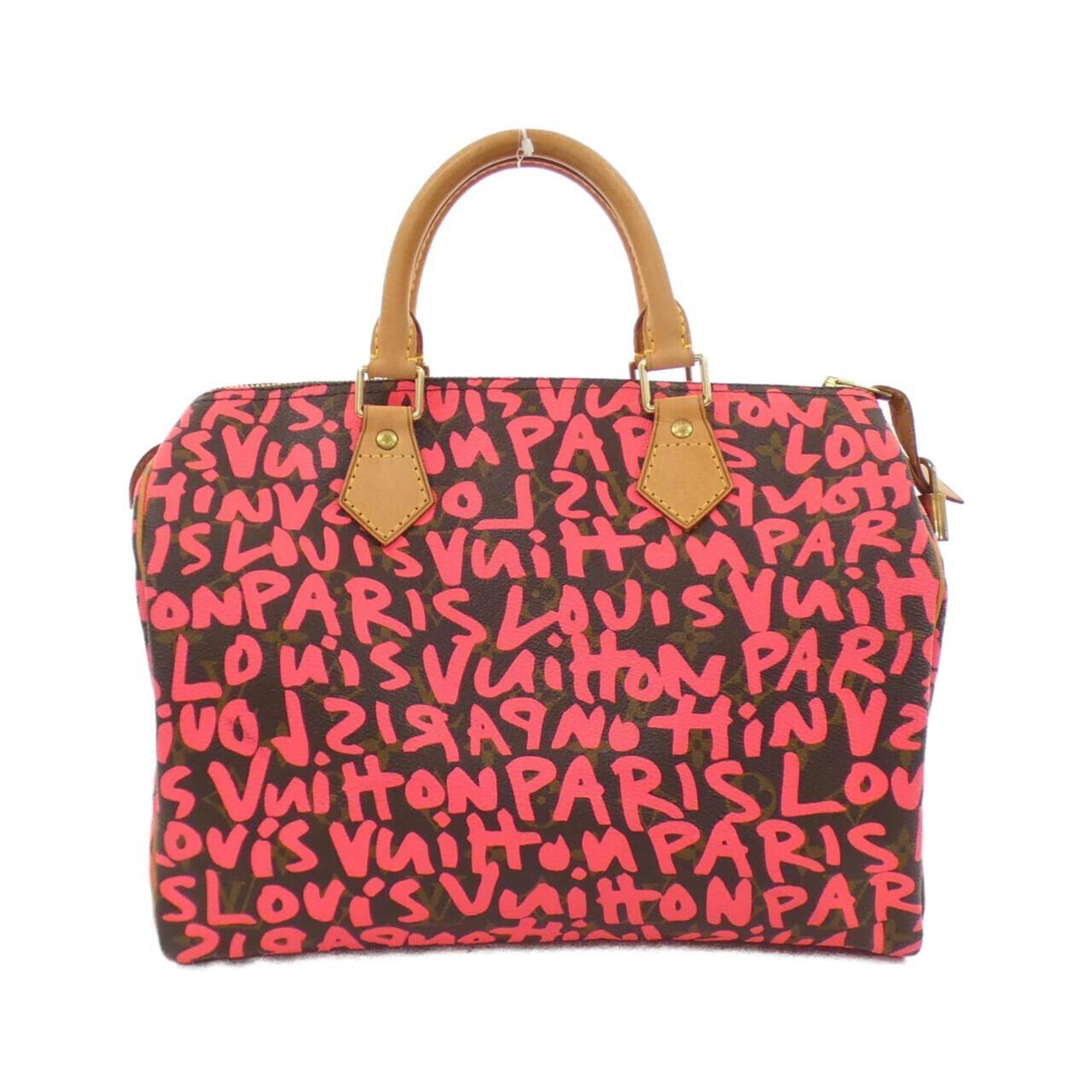 【限定コラボ】 LOUIS VUITTON × スティーブン・スプラウス モノグラム グラフィティ スピーディ 30