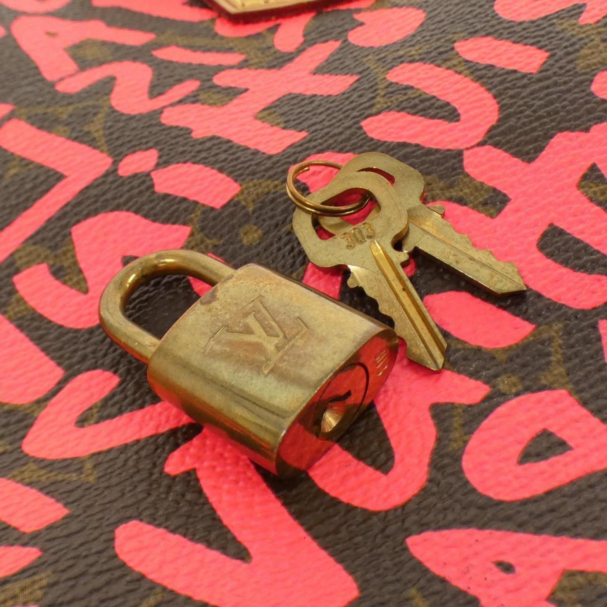【限定コラボ】 LOUIS VUITTON × スティーブン・スプラウス モノグラム グラフィティ スピーディ 30