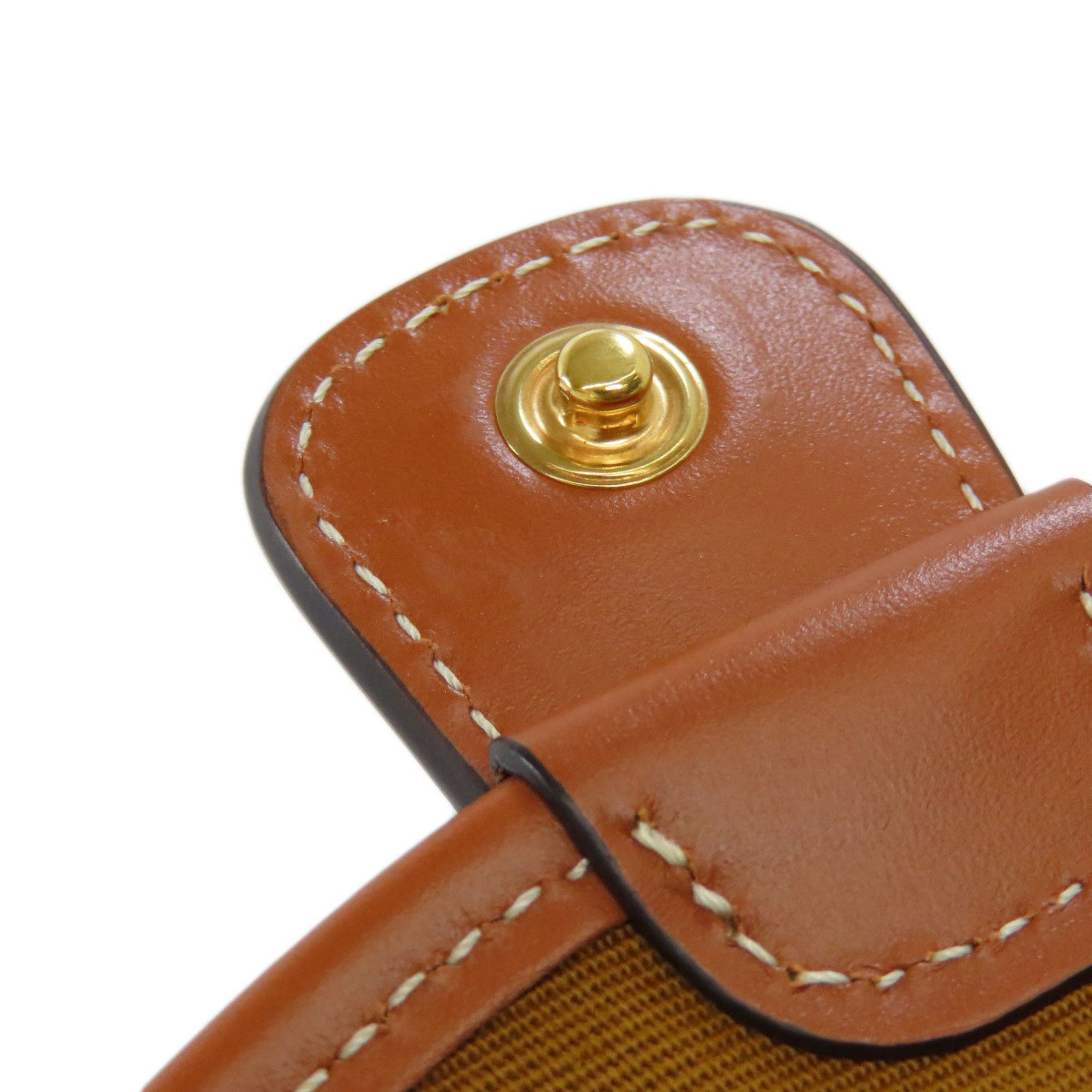 CELINE ミニ ブザス  トリオンフキャンバス カーフスキン
