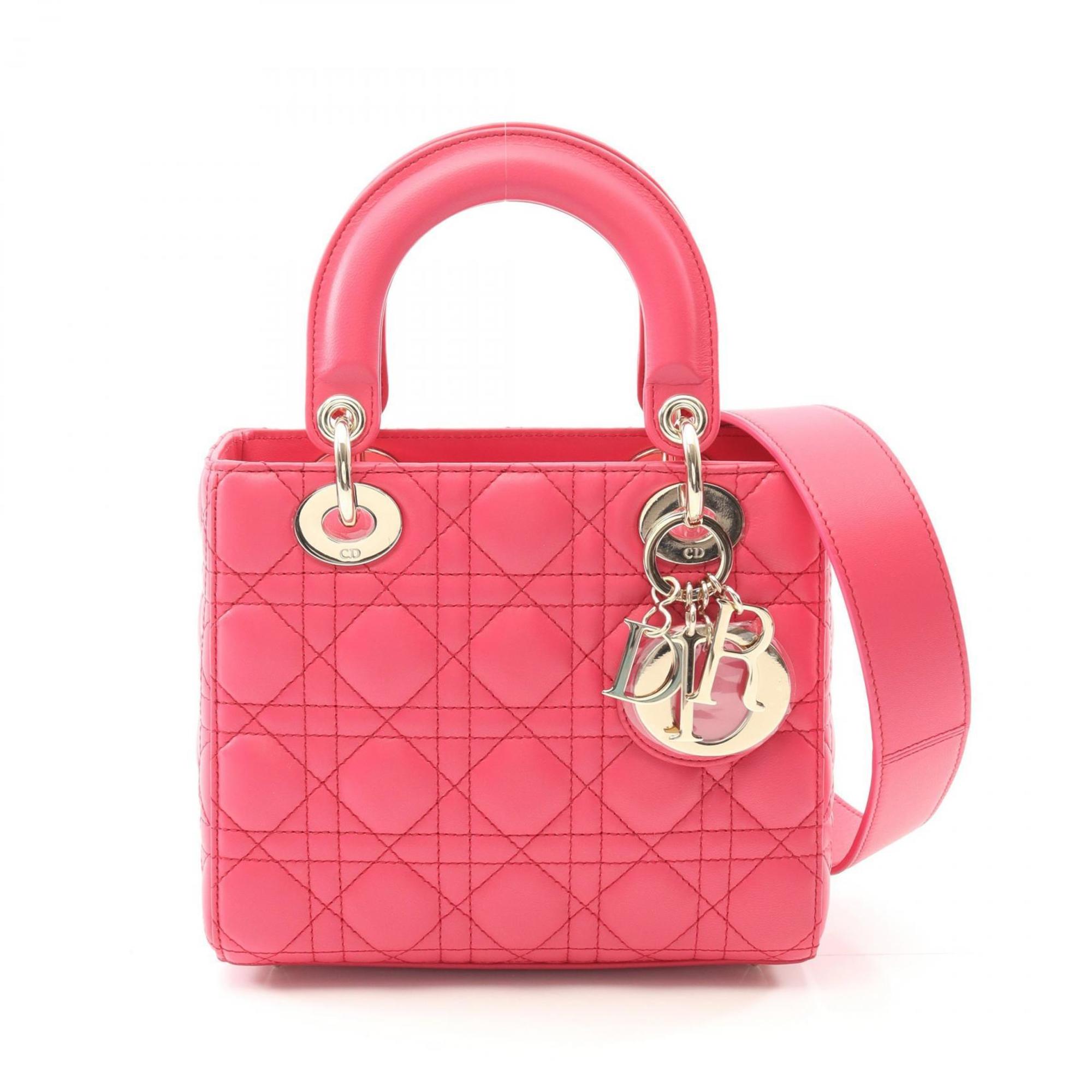 Christian Dior Lady Dior My ABCDior バッグ スモール カナージュ ラムスキン