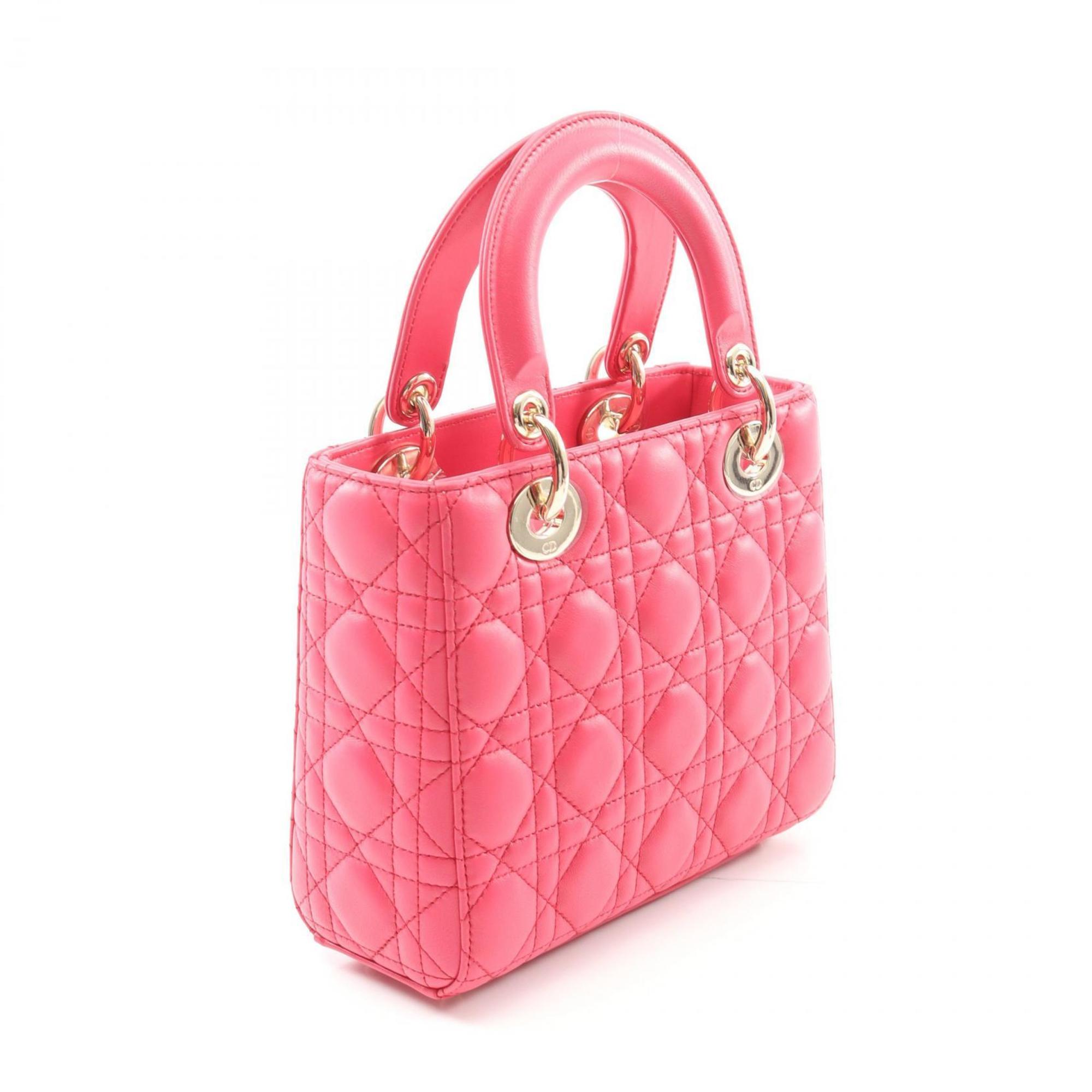 Christian Dior Lady Dior My ABCDior バッグ スモール カナージュ ラムスキン