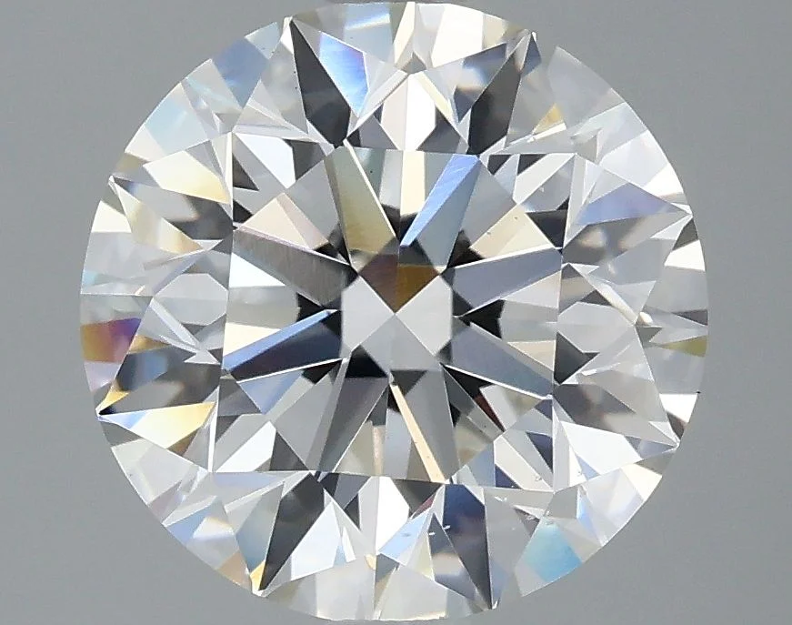 2.96 カラット ラウンド F VS1 ラボ ダイヤモンド