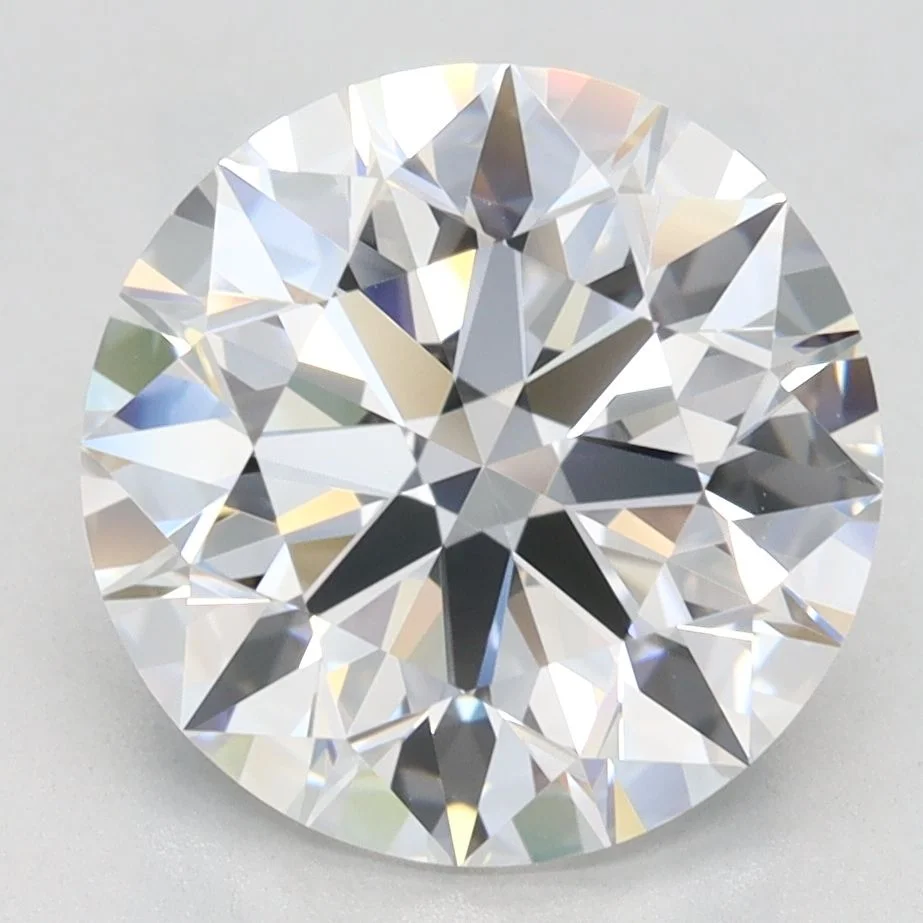 3.33 カラット ラウンド D VVS1 ラボ ダイヤモンド