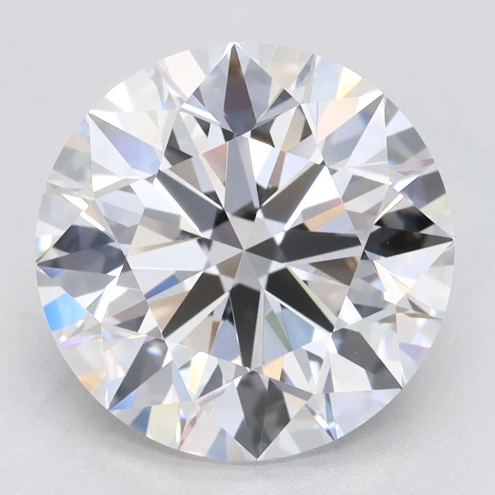 3.51 カラット ラウンド D VVS1 ラボ ダイヤモンド