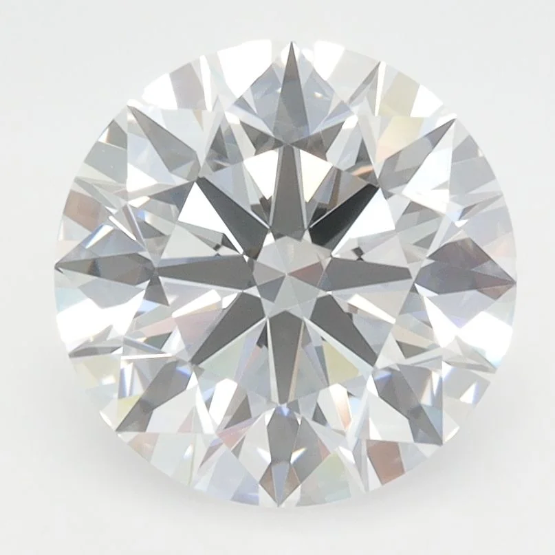3 カラット ラウンド D VVS2 ラボ ダイヤモンド