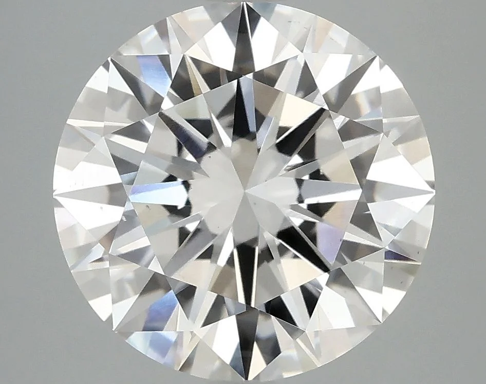 4.94 カラット ラウンド F VS2 ラボ ダイヤモンド