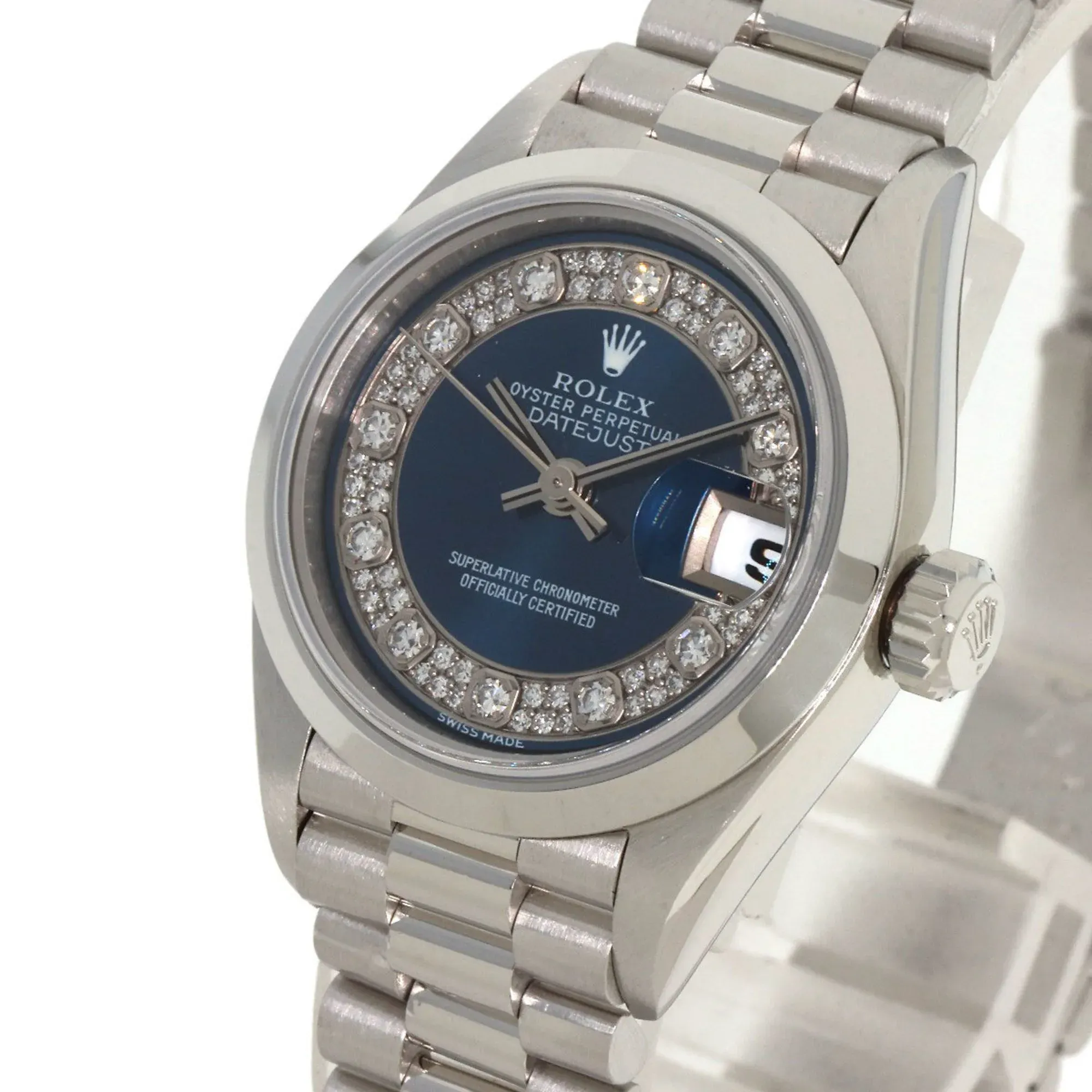 ロレックス デイトジャスト 26mm プラチナ ウォッチ