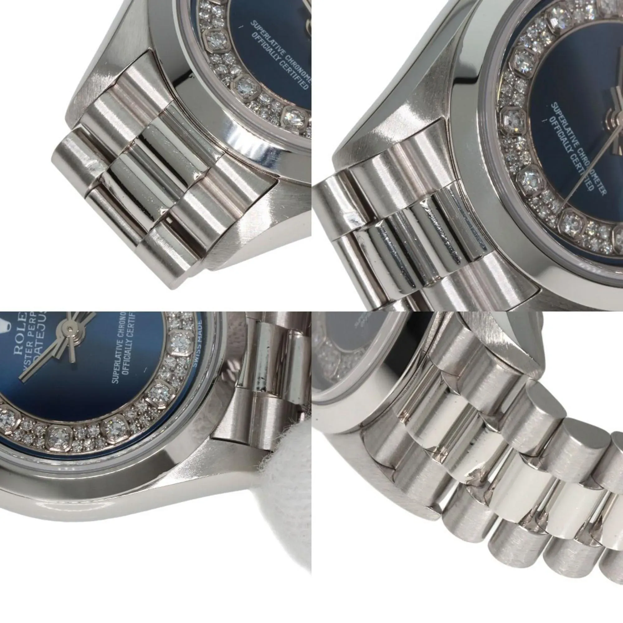 ロレックス デイトジャスト 26mm プラチナ ウォッチ