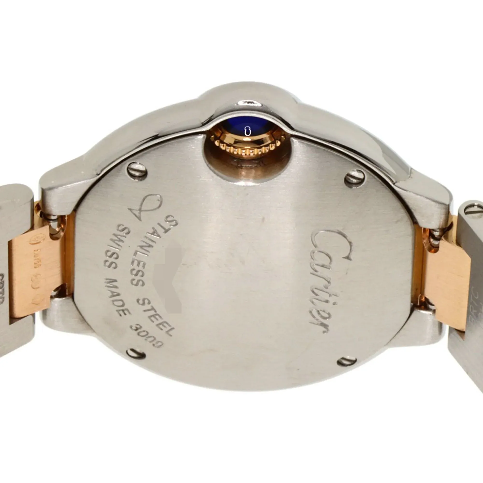 カルティエ バロン ブルー 28mm ツートーンウォッチ
