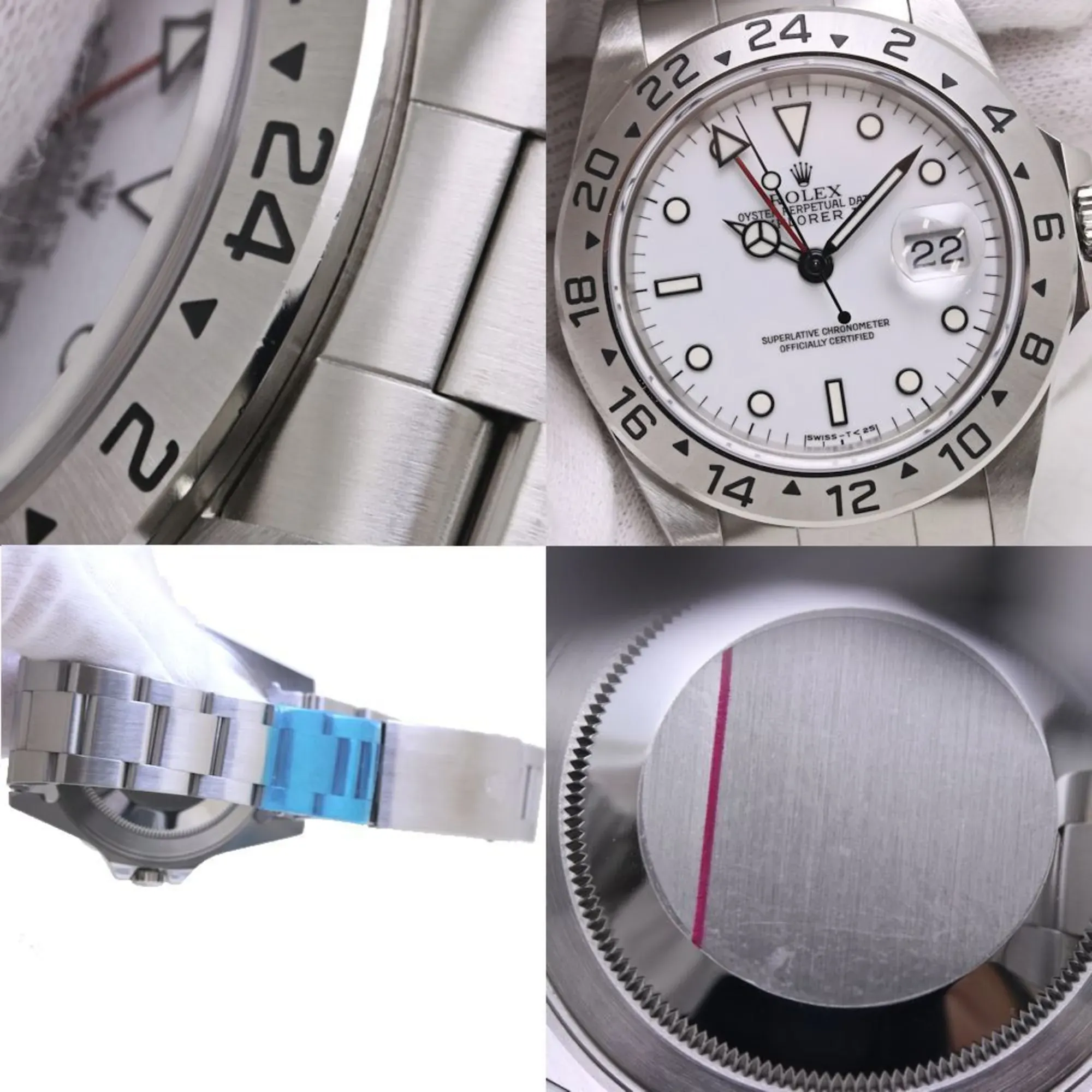 ロレックス エクスプローラー II 39mm ホワイトダイヤル 16570