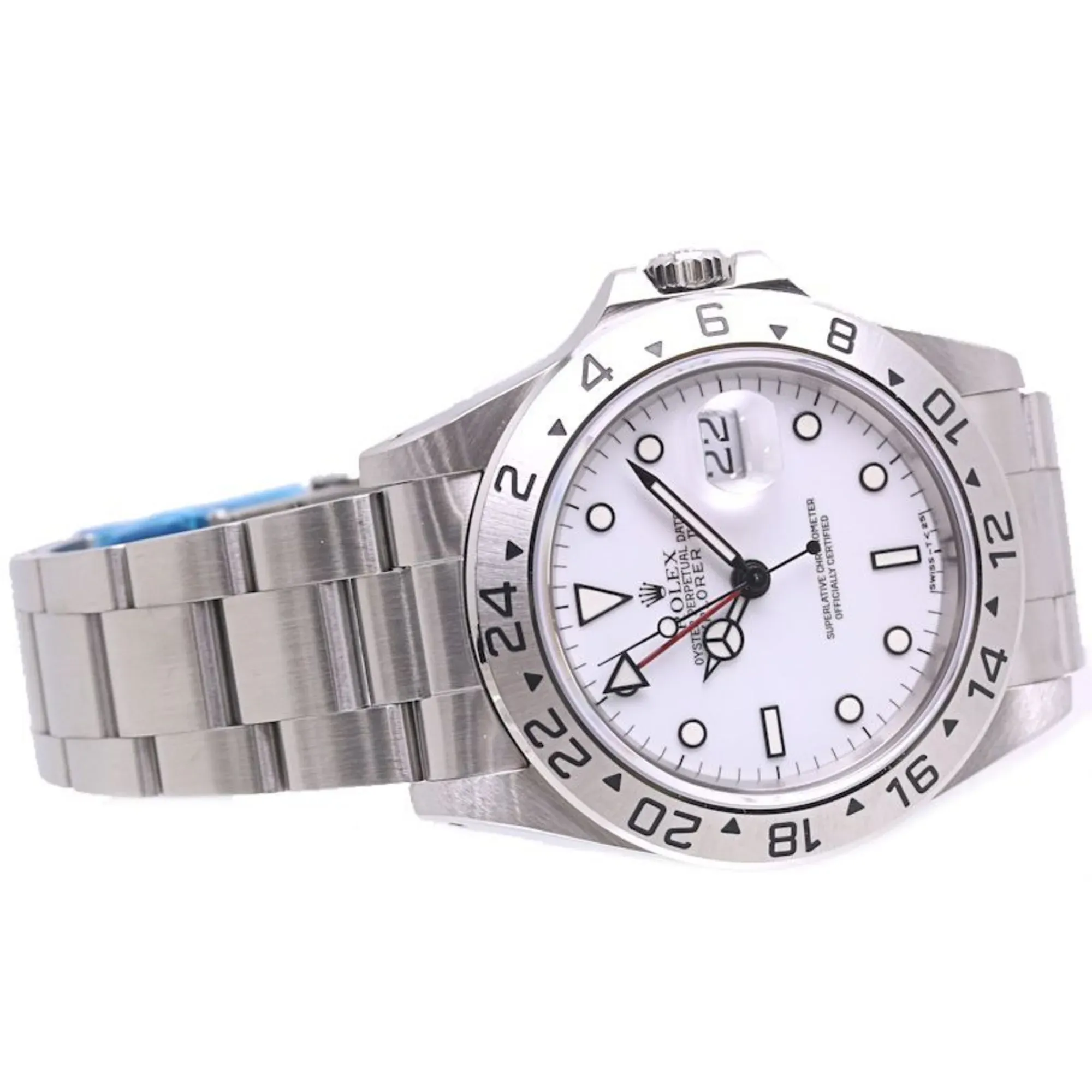 ロレックス エクスプローラー II 39mm ホワイトダイヤル 16570